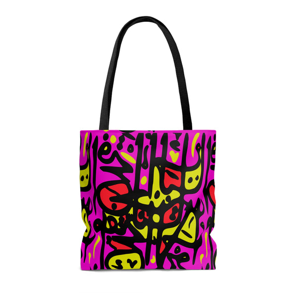 Calligraphy Mantra Tote Bag - Mix