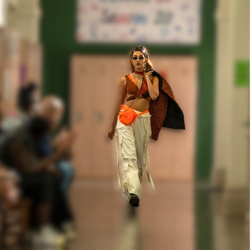 Accordion Cargo Pocket Wide Leg Pants  "Pre-order"