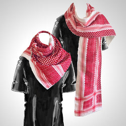 Kūfiya Infinity Scarf - unisex - red